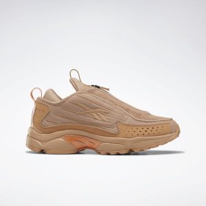 Reebok DMX Series 2K Zip Turnschuhe Damen - Braun/Orange/Braun - DE 219-OCW